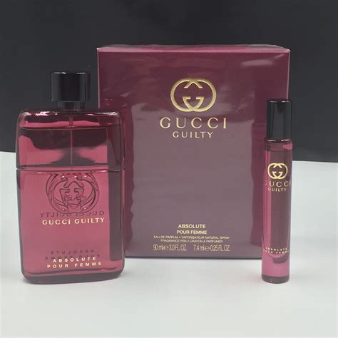 gucci guilty absolute pour femme set|gucci guilty intense women's perfume.